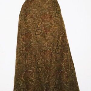 SOLD--RALPH LAUREN SILK PAISLEY SKIRT